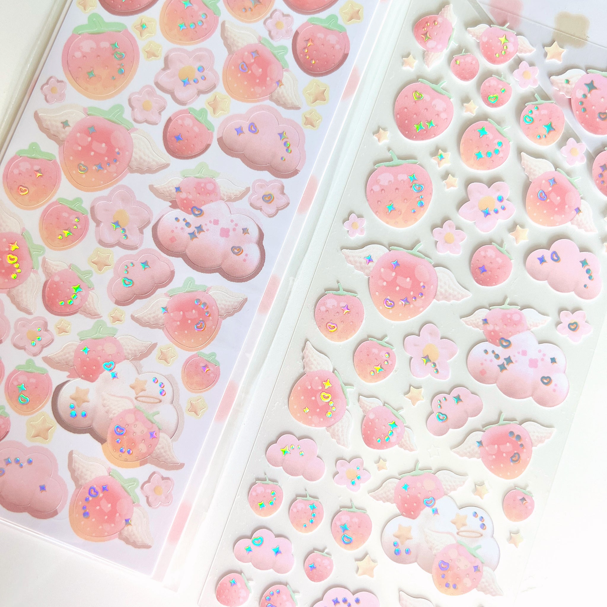 Kawaii Heart Sticker Sheet 3 Sheets Sticker Labels Pastel Stickers -   Israel